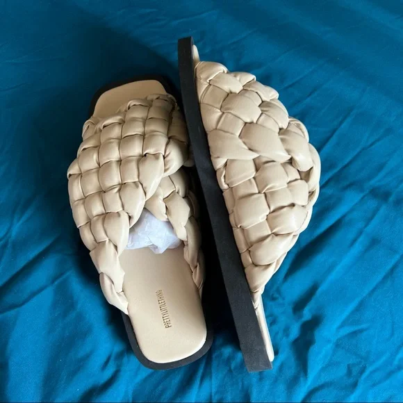 plt basket weave sandals - Picture 4 of 6